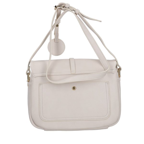 Geanta Crossbody dama piele ecologica gri cu accesorii si logo exterior auriu Lulu Castagnette BSLLCA2103071 121