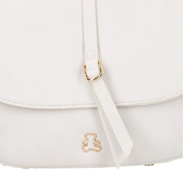 Geanta casual crossbody dama din piele eco gri texturata cu bretea suplimentara Lulu Castagnette BSLLCA2103087 120