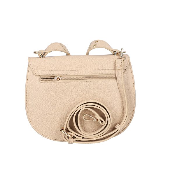 Geanta casual tip postas de dama din piele eco bej cu tinte si cu trei buzunare Lulu Castagnette BSDJCA2103126 120