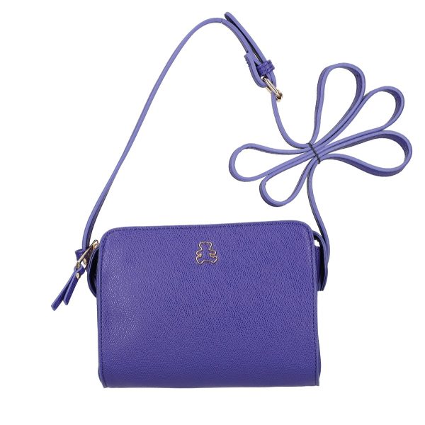 Poseta casual de femei din piele eco mini albastru regal tip postas Lulu Castagnette BSDJCA2103147 120