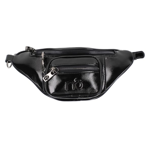Borseta Neagra Dama Casual Piele Ecologica Neagra Lucioasa cu Buzunare - Nobo BSNOBO210151 119