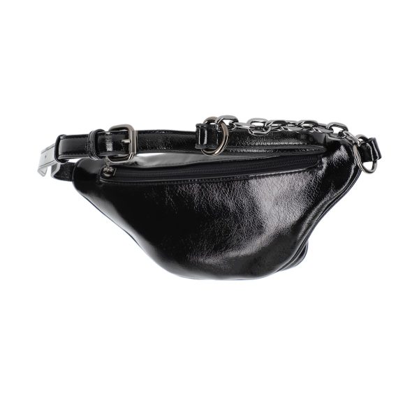 Borseta Neagra Dama Casual Piele Ecologica Neagra Lucioasa cu Buzunare - Nobo BSNOBO210151 121