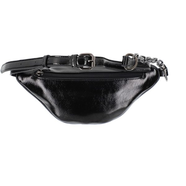 Borseta Neagra Dama Casual Piele Ecologica Neagra Lucioasa cu Buzunare - Nobo BSNOBO210151 122