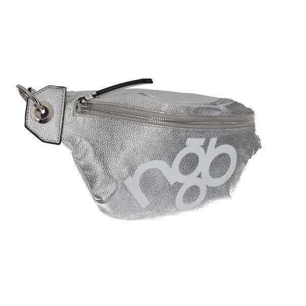 Borseta casual de femei din piele ecologica gri lucios cu buzunare nobo BSNOBO210157 120