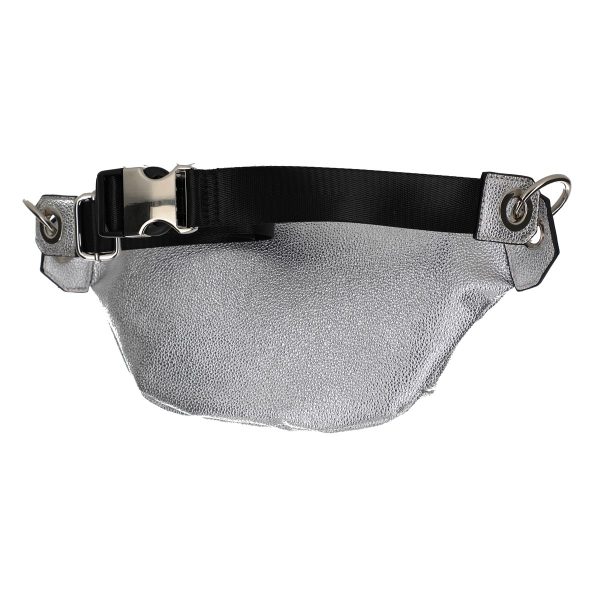 Borseta casual de femei din piele ecologica gri lucios cu buzunare nobo BSNOBO210157 121
