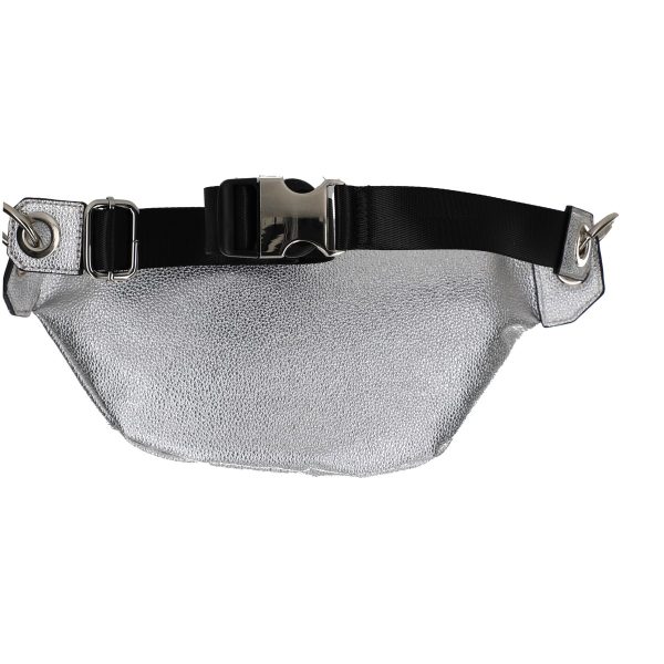 Borseta casual de femei din piele ecologica gri lucios cu buzunare nobo BSNOBO210157 122