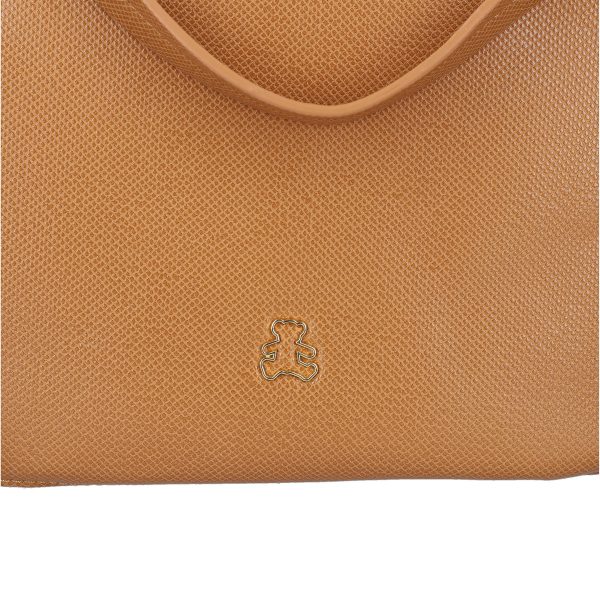 Geanta Crossbody Femei Maro Piele Eco Textura Lucioasa cu Buzunar Lateral - Lulu Castagnette BSLLCA2103114 121