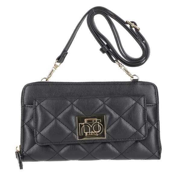 Geanta Tip Portofel Casual de Dama Piele Ecologica Mica Neagra - Nobo BSGEPG210299 120