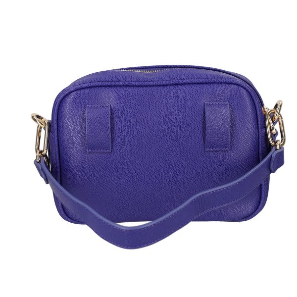 Poseta casual dama piele ecologica albastru regal cu un compartiment Lulu Castagnette BSLLPO2103132 122