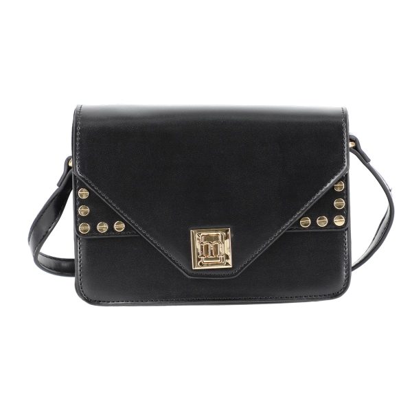 Poseta casual femei din piele ecologica neagra cu bretea si un compartiment BSMOCA2101227 119