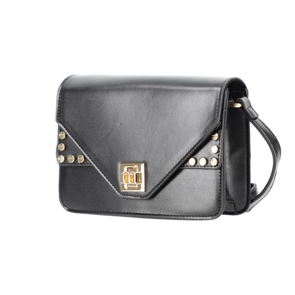 Poseta casual femei din piele ecologica neagra cu bretea si un compartiment BSMOCA2101227 120