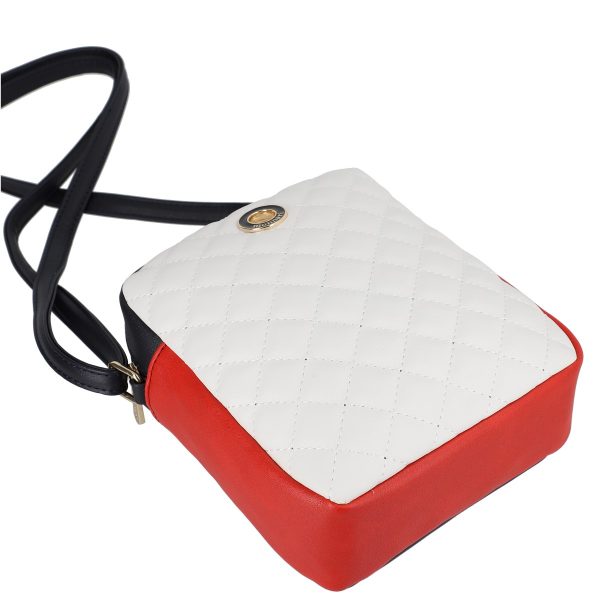 Geanta Multicolora Dama Eleganta de Umar din Piele Eco Texturata in Carouri - Monnari BS20201207 124