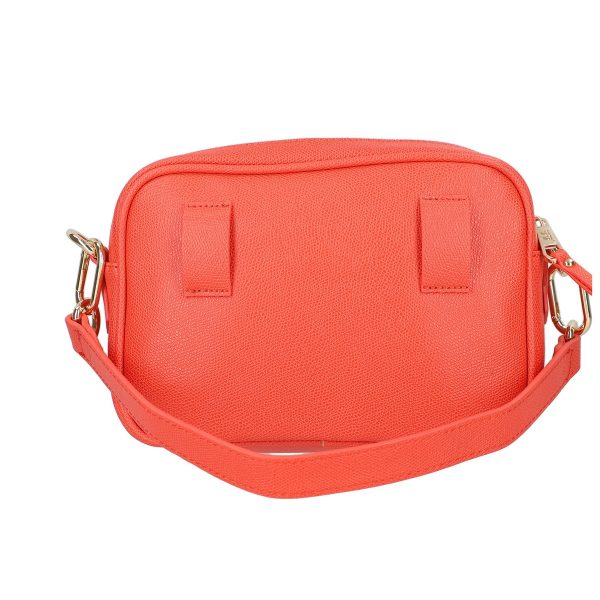 Poseta casual dama piele eco rosu coral cu un compartiment Lulu Castagnette BSLLPO2103131 122