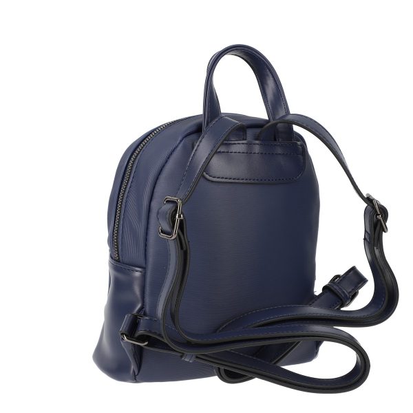 Rucsac Dama Bleumarin Casual Piele Ecologica Mini Fashion cu Doua Buzunare - Nobo BSNORU210281 122