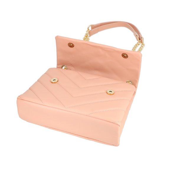 Geanta Dama Roz Pudra Casual Piele Eco Ashley BS1076PO2205319 121