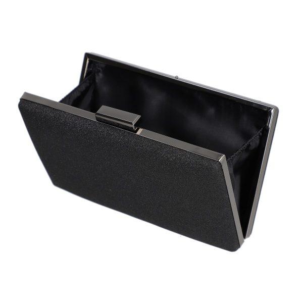 Geanta evenimente de femei material negru cu sistem click Vanessa BS8025Z2207007 119