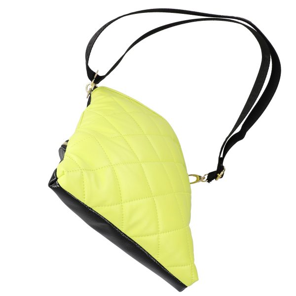 Geanta de umar casual dama piele eco verde lemon manere confortabile compartiment spatios Laura Biaggi BSLBCR2203031 123