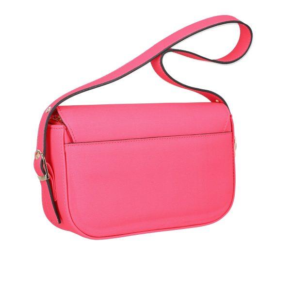 Poseta eleganta de mana femei piele eco fuchsia cu un compartiment Zoe BS1027PO2205344 120