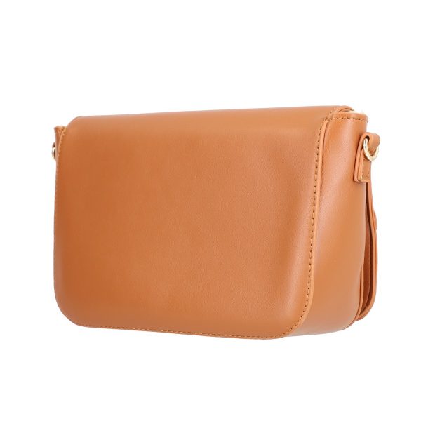 Poseta eleganta dama piele eco maro elemente fashion cu un compartiment BSPO2109065 122