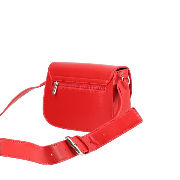 Poseta Dama Rosie Casual de Femei din Piele Eco cu Bareta si Un Compartiment - David Jones BSDJPO2108313 124