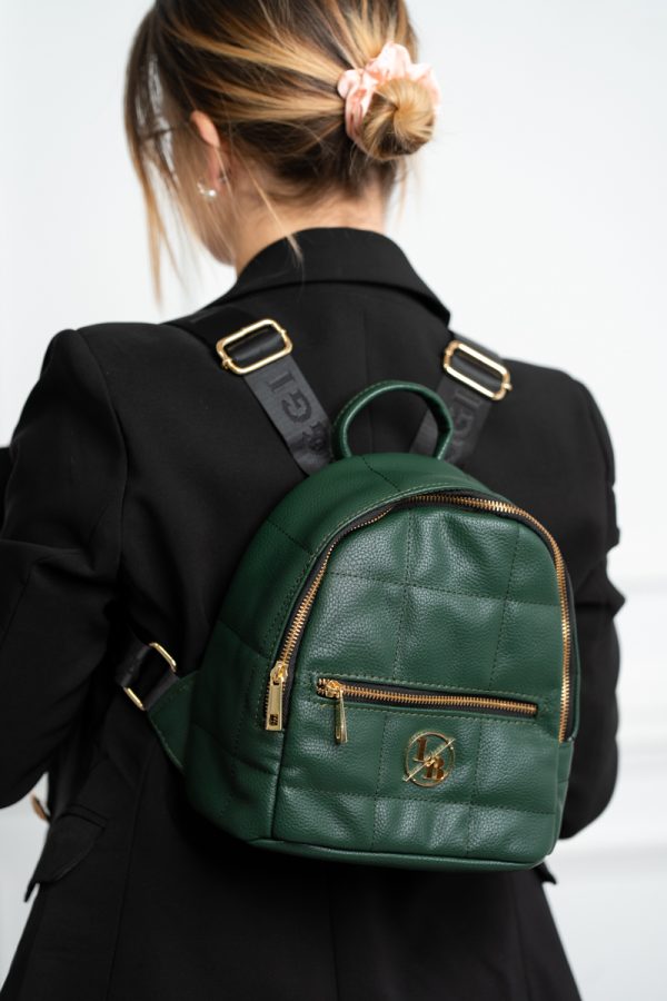 Rucsac Dama Mini din Piele Eco Verde - Laura Biaggi BS319MG2208271 121