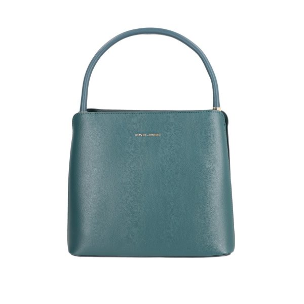 Geantă damă elegantă piele ecologică albastru textură fină David Jones BS6840EL2209151 120