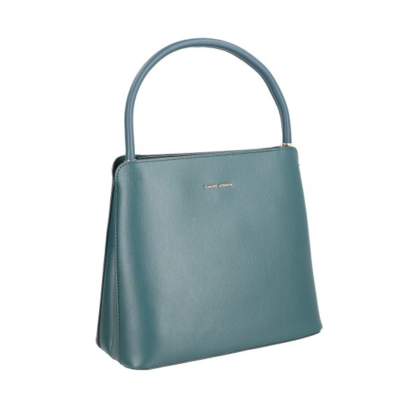 David Jones - Geantă damă elegantă piele ecologică albastru textură fină David Jones BS6840EL2209151