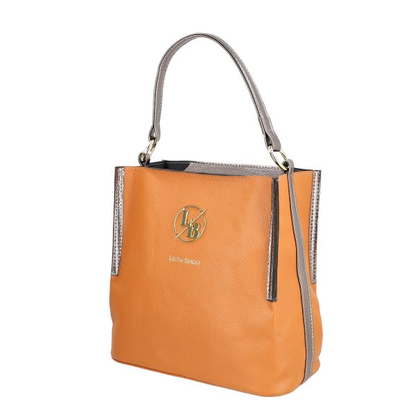 Geantă casual de femei 2 în 1 maro Laura Biaggi BS654AB2208275 121