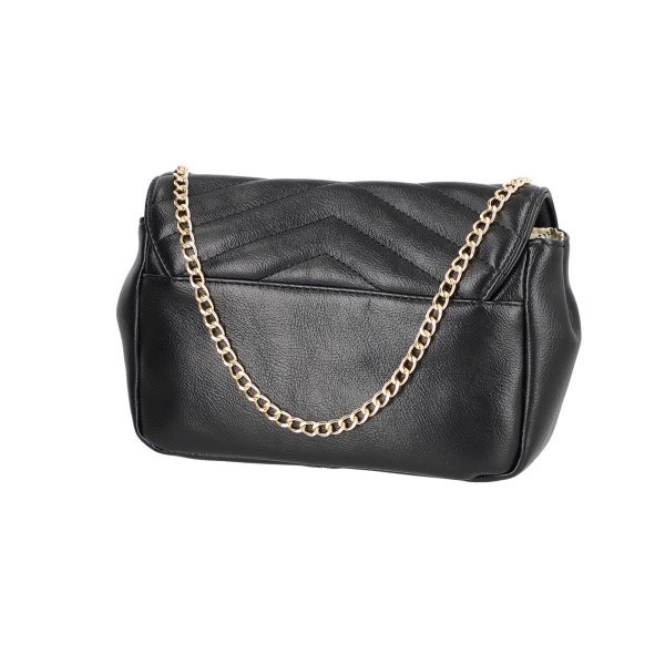 Poseta Dama cu Lant Casual Piele Ecologică Neagra cu Bretea de Umăr - Femestage BS2340FE2209100 123