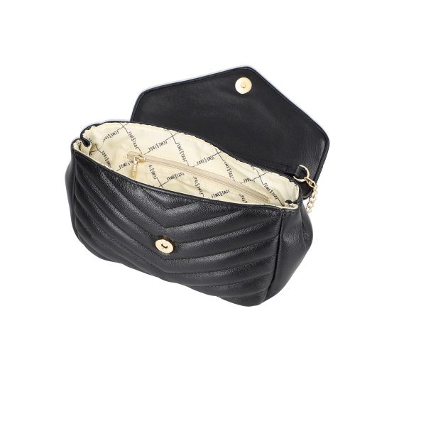 Poseta Dama cu Lant Casual Piele Ecologică Neagra cu Bretea de Umăr - Femestage BS2340FE2209100 120