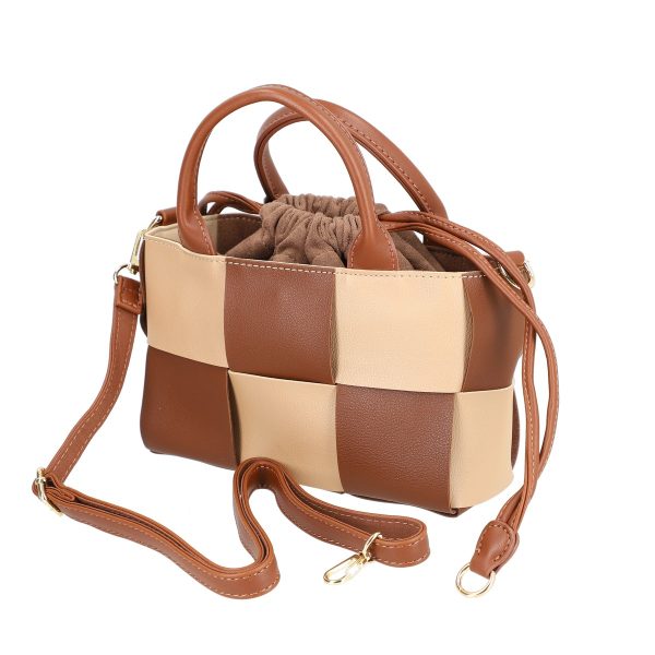 Poseta de Dama Casual, Piele Eco Galben Intrețesută cu Gentuță Detașabilă - David Jones BS6589PODJ2208422 122