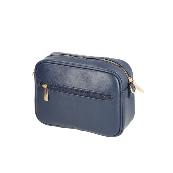Poșetă casual femei piele ecologică albastru cu un compartiment David Jones BS6856DJ2209108 122