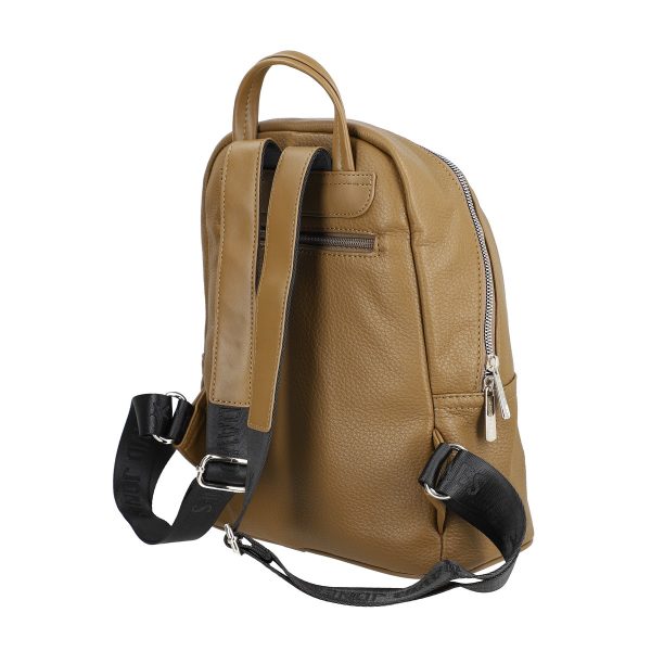 Rucsac Dama Kaki Piele Ecologică cu Buzunar Frontal David Jones BS6807RUDJ2208415 119
