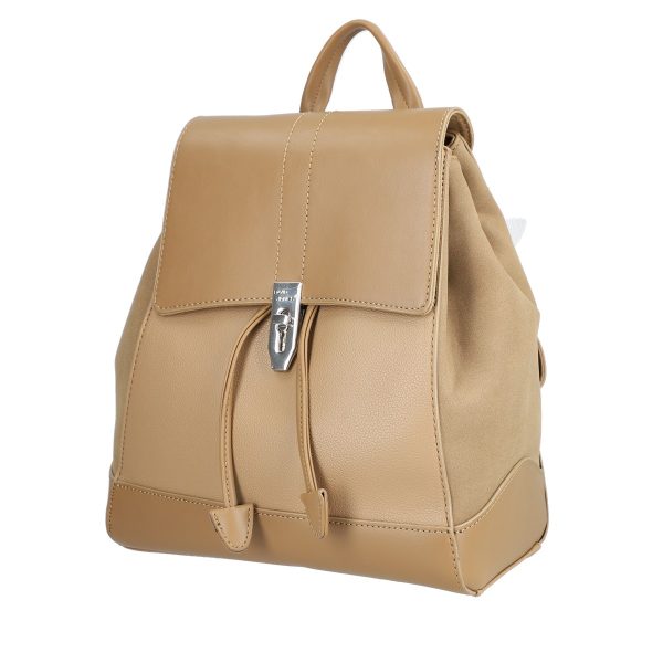 David Jones - Rucsac damă piele ecologică maro închidere cu șnur David Jones BS6516RUDJ2208401