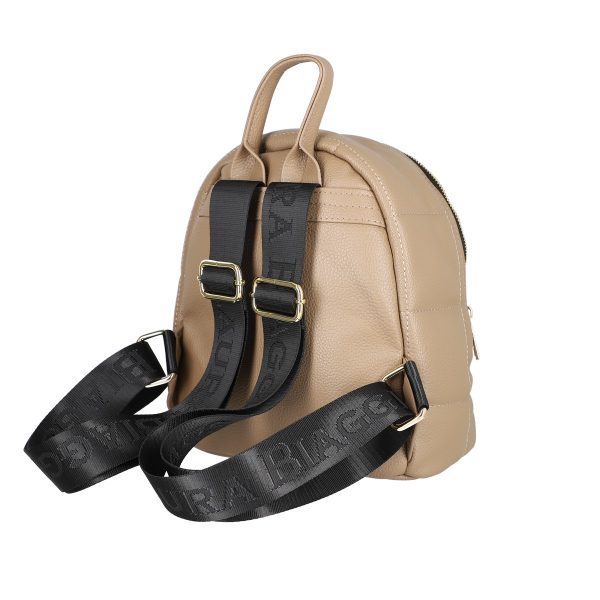 Rucsac mini femei din piele ecologică taupe Laura Biaggi BS319MG2208272 119