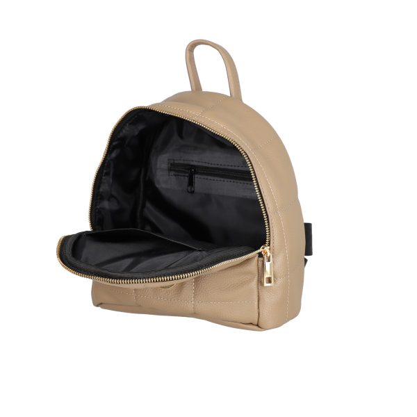 Rucsac mini femei din piele ecologică taupe Laura Biaggi BS319MG2208272 120