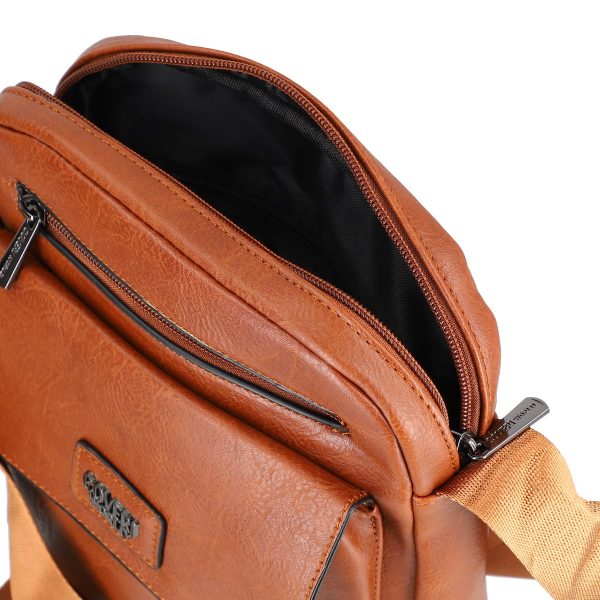 Geanta de Umar pentru Barbati Piele Ecologica Maro - Coveri World BS2417CW2210109 121