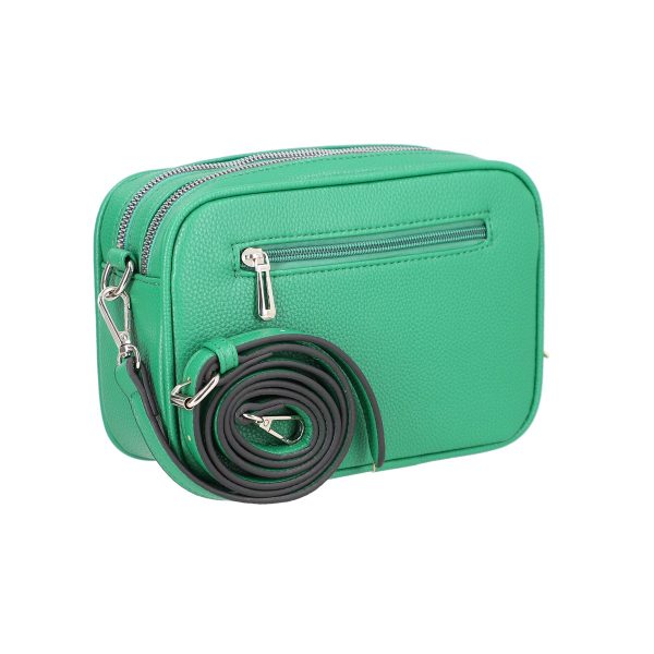 Poșetă Smart Casual Femei Din Piele Ecologică Verde Cu Doua Compartimente Flora&Co BS8035F2209012 120