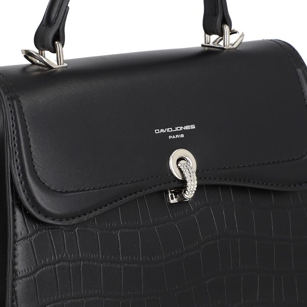 Geanta Neagra de Mana Casual Dama din Piele Ecologica - David Jones BS6624CA2301204 120