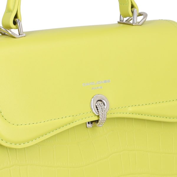 Geanta casual dama piele ecologica de mana verde lemon David Jones BS6624CA2301201 122