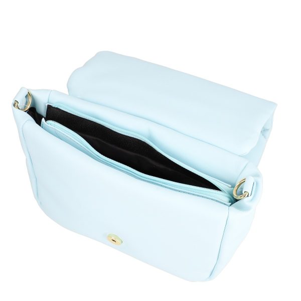 Geanta casual din piele eco matlasat albastru cu un compartiment Laura Biaggi BS1137G2301031 123