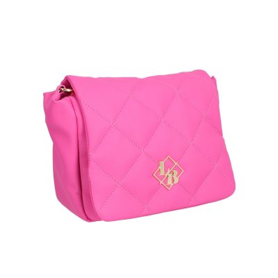 Geanta casual din piele eco matlasat roz cu un compartiment Laura Biaggi BS1137G2301034