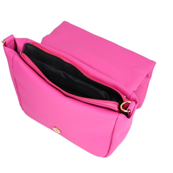Geanta casual din piele eco matlasat roz cu un compartiment Laura Biaggi BS1137G2301034 125