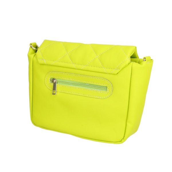 Geanta casual din piele eco matlasat verde cu un compartiment Laura Biaggi BS1137G2301033 125