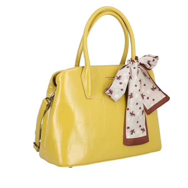 Geanta de Mana Dama Casual Piele Ecologica Mustar - David Jones BS6622CA2301137 124