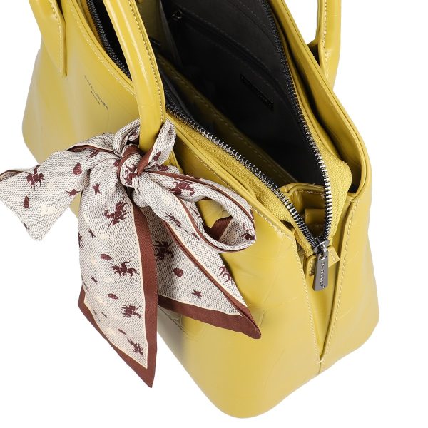 Geanta de Mana Dama Casual Piele Ecologica Mustar - David Jones BS6622CA2301137 122