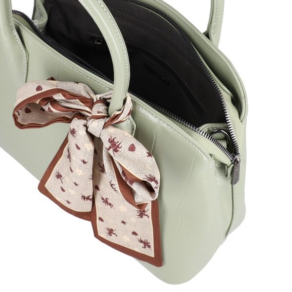 Geanta de Mana Verde Casual Femei din Piele Ecologica - David Jones BS6622CA2301135 120