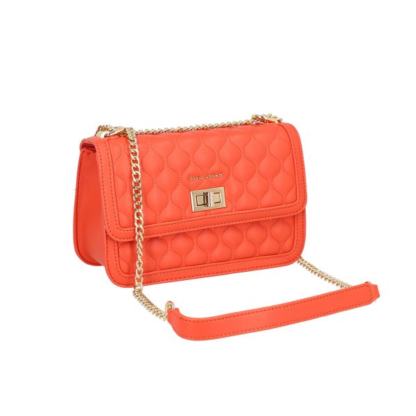 Geanta dama casual piele ecologica rosu caramiziu de umar David Jones BS6918PO2301128 120