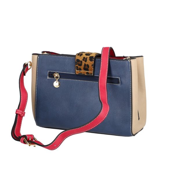 Geanta de umar casual femei din piele eco roz cu doua compartimente Lulu Castagnette BSLLPO2208084 122