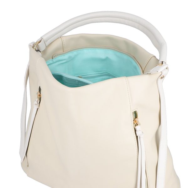 Geanta femei shopper piele ecologica bej cu doua compartimente DianaCO BS3314SH2301181 119